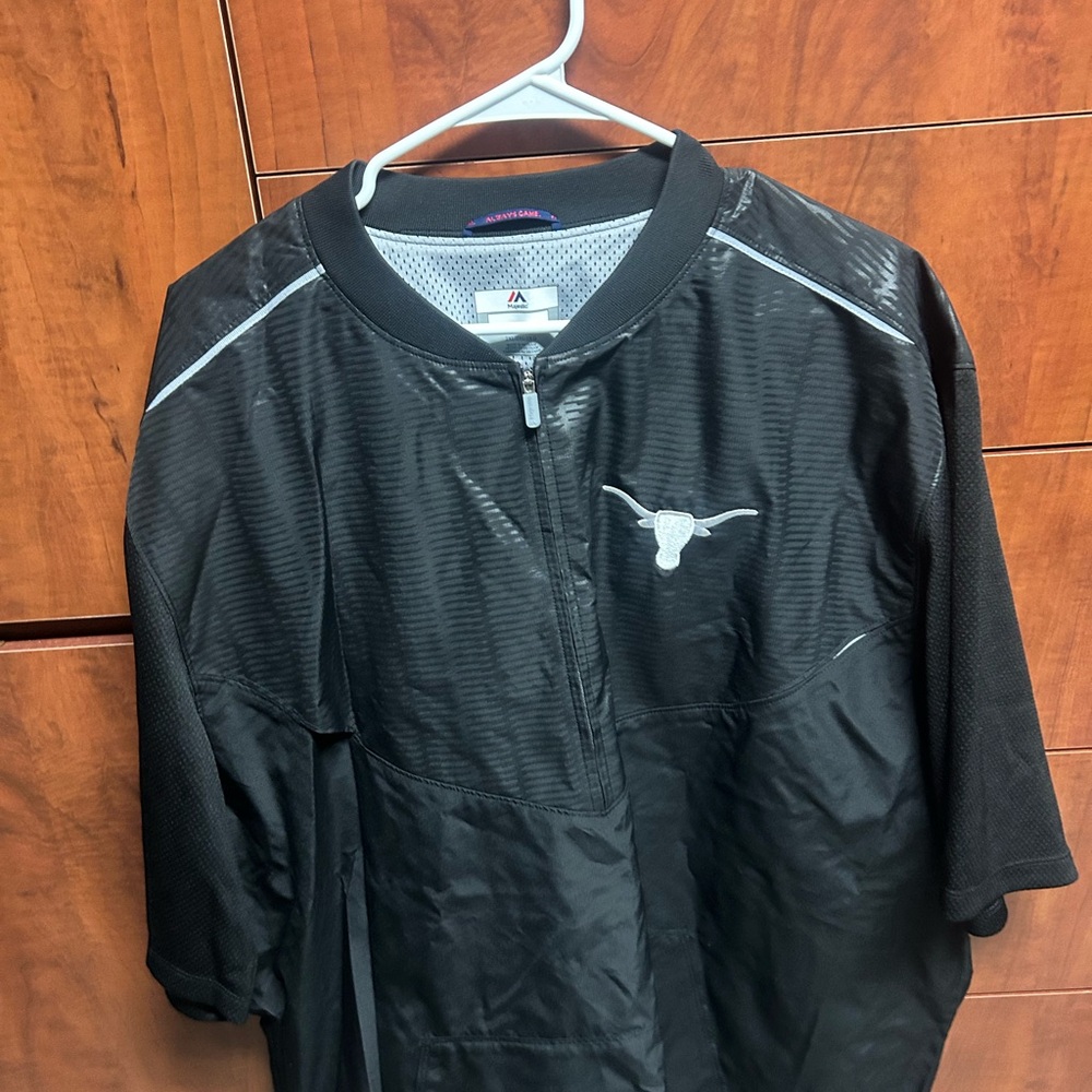 Majestic Black Zip-Up Jacket